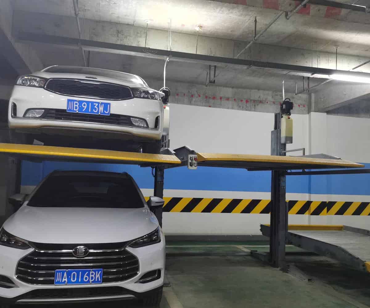 雙層升降橫移機械式立體車庫過規劃