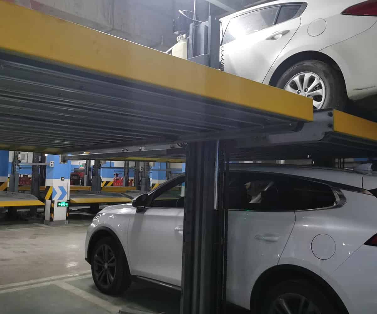四柱簡易類機械立體停車設備二手