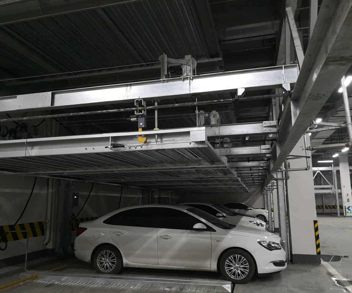 PSH3三層升降橫移機械式立體停車設備