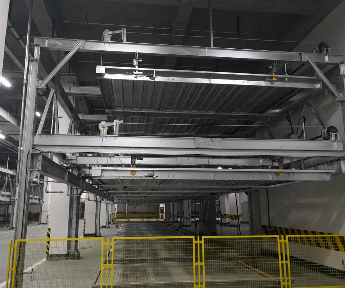 PSH5五層升降橫移機械式立體停車設備