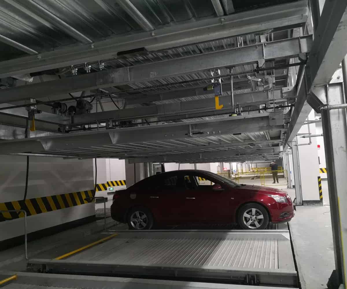 PSH7七層升降橫移機械式立體停車設備
